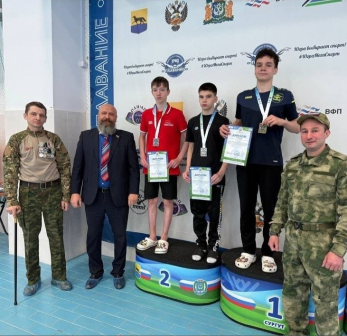 СЕРЕБРО ПЕРВЕНСТВА ХМАО-ЮГРЫ ПО ПЛАВАНИЮ