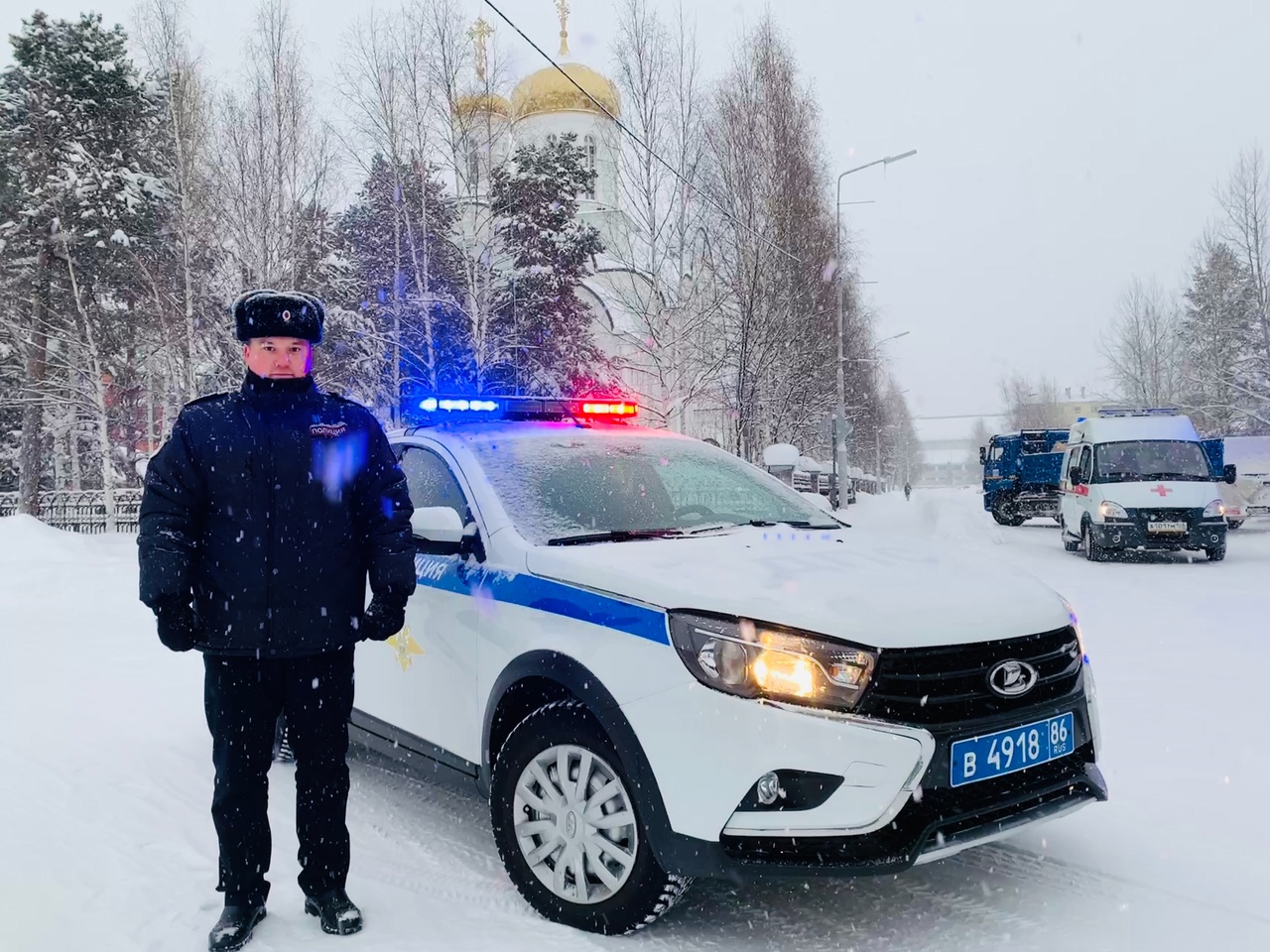 Сотрудники МВД России обеспечили общественный порядок во время мероприятий, посвященных празднованию Крещения Господня