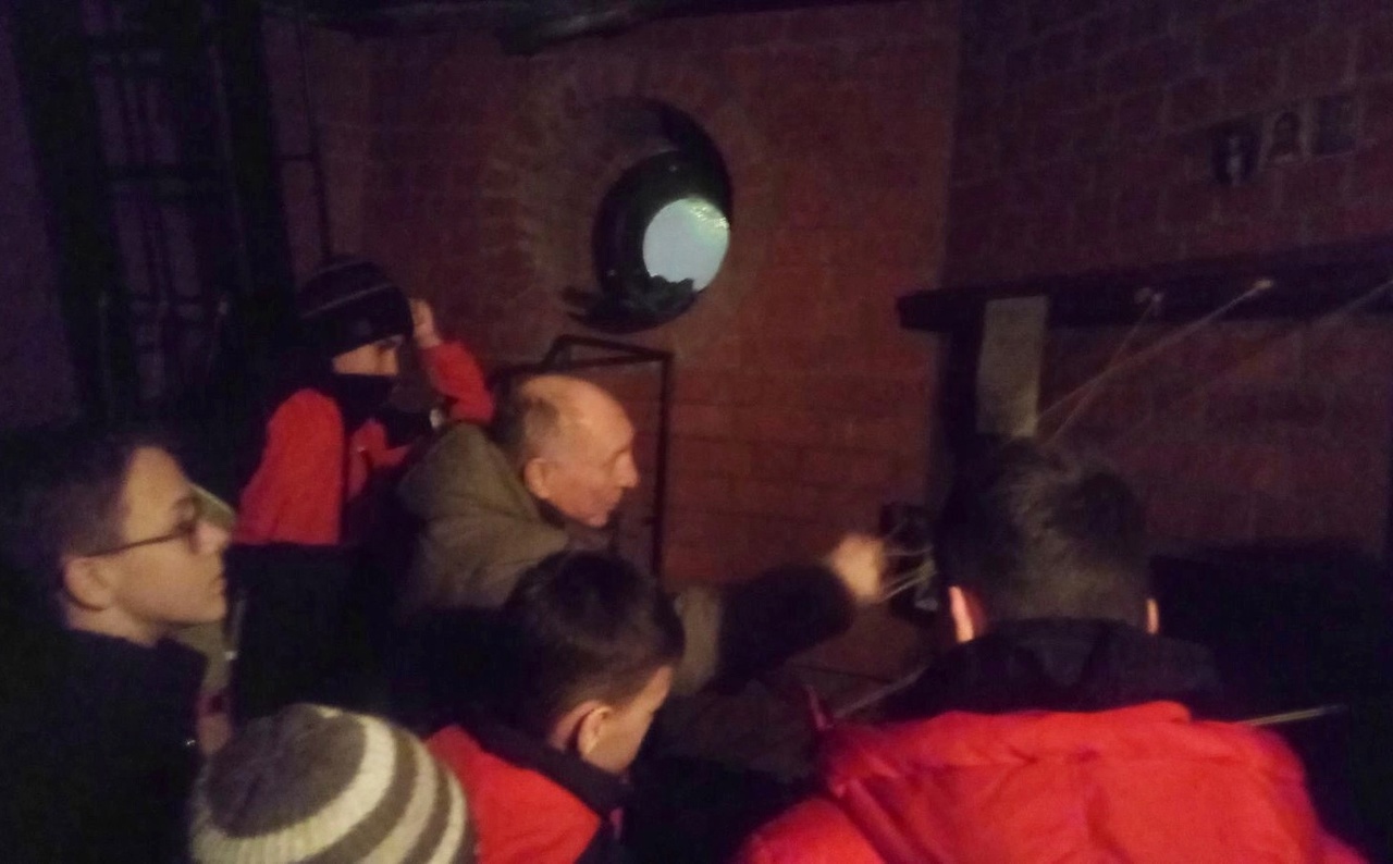 Общественники и полицейские Белоярского организовали для кадетов экскурсию на колокольню Храма Преподобного Серафима Саровского