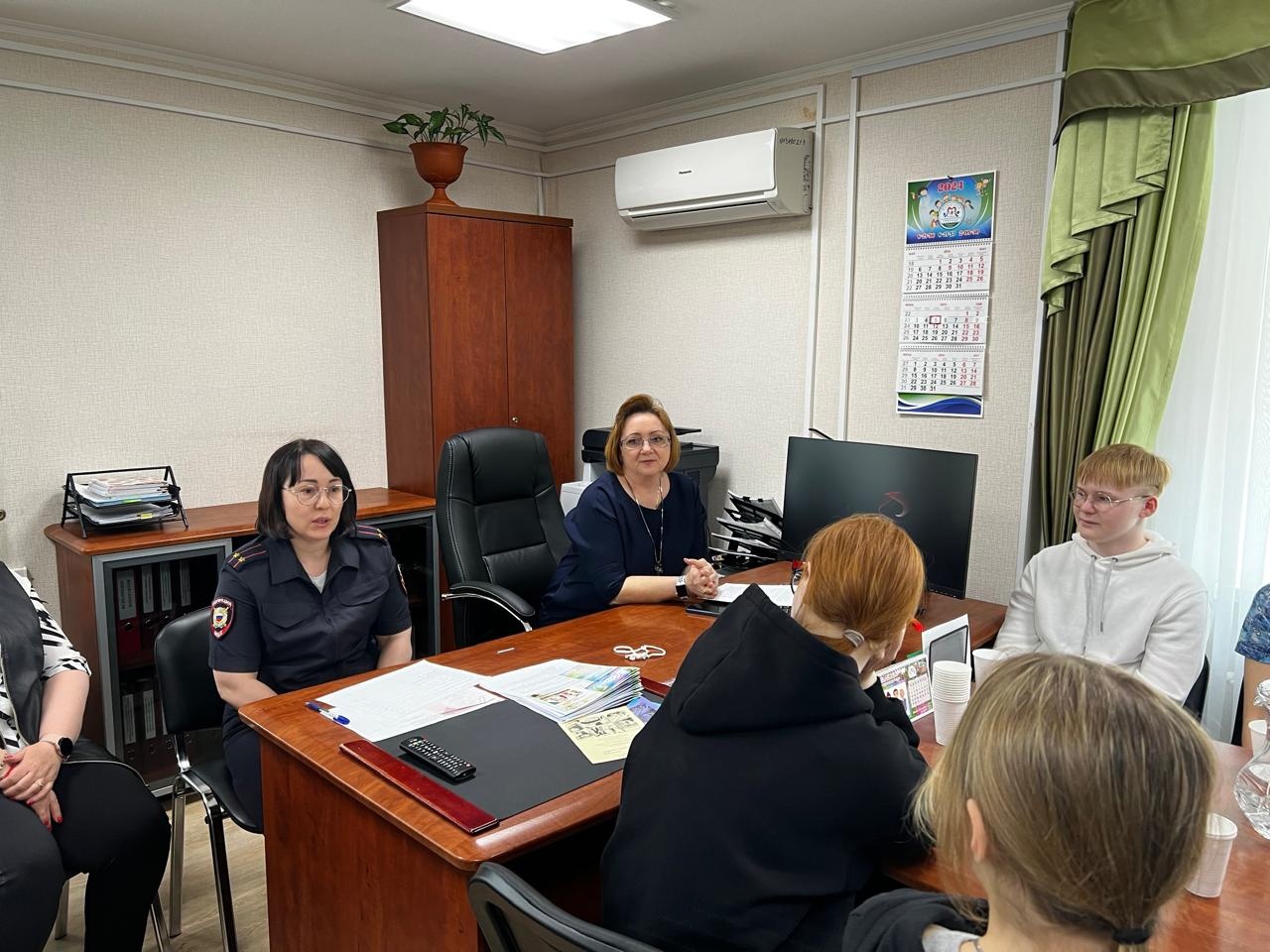 Белоярские полицейские встретились с подростками в рамках мероприятия «Детство под защитой»