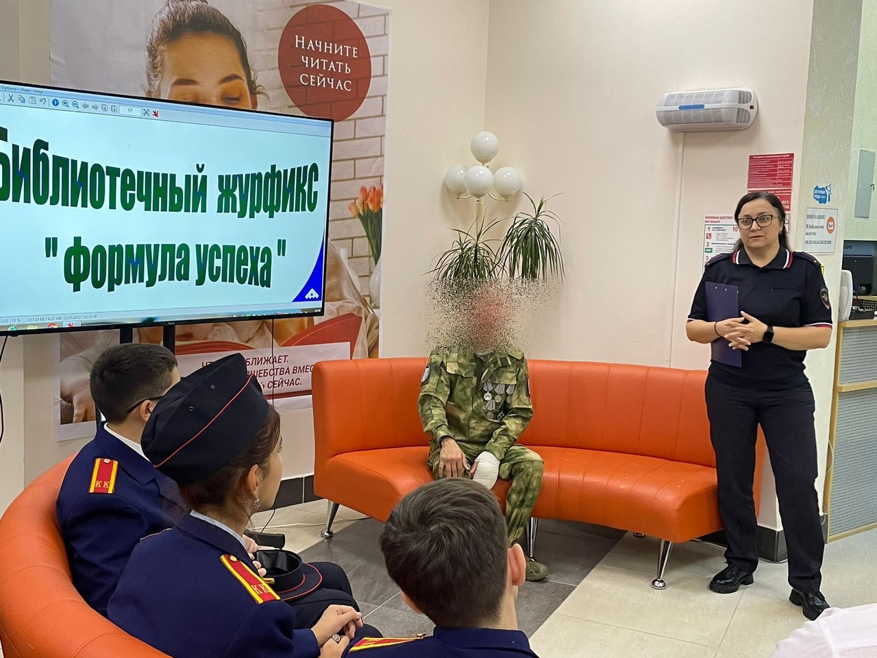 Подвигам российских солдат была посвящена встреча с кадетами МВД в Белоярском