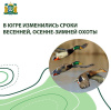 В охотничьем сезоне 2025-2026 годов в Югре изменены сроки весенней и осенне-зимней охоты