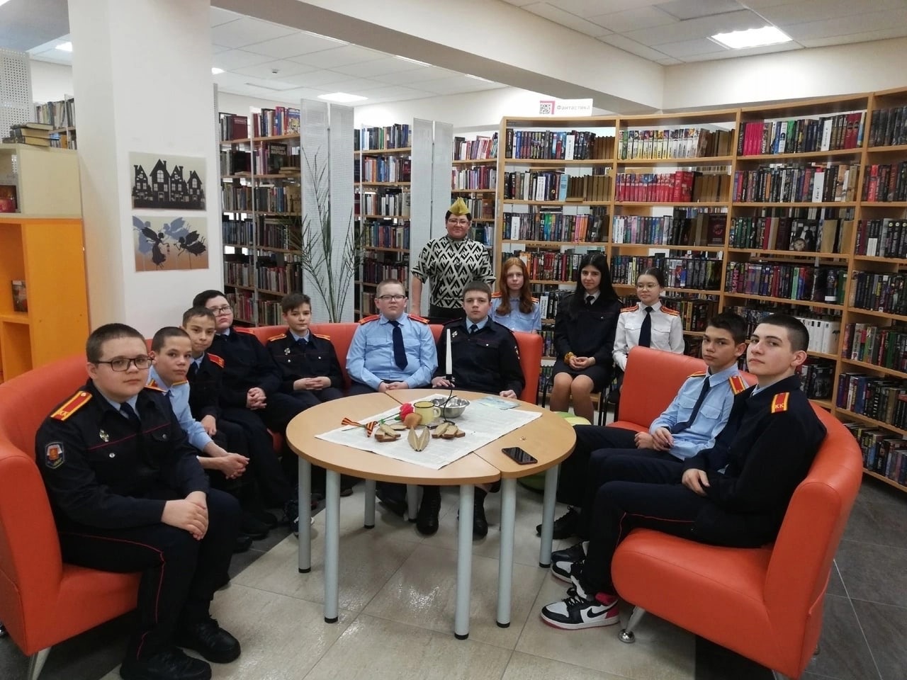 Кадеты МВД приняли участие в мероприятии, посвященном снятию блокады Ленинграда